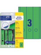 Avery Zweckform® L4754-20 Ordner-Etiketten - breit/lang, (A4 - 20 Blatt) 60 Stück, grün
