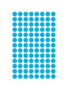 Avery Zweckform® 3011 Markierungspunkte - Ø 8 mm, 4 Blatt/416 Etiketten, blau