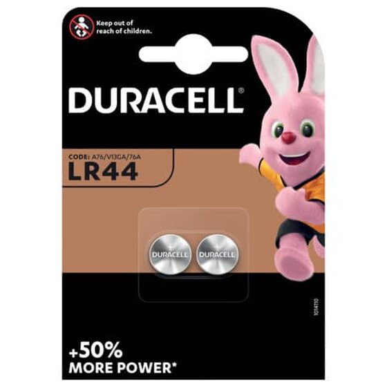 Duracell® Knopfzelle Alkali-Mangan - LR 44, 1,5 V