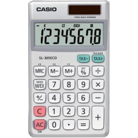 Casio® Öko-Taschenrechner SL-305 ECO