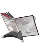 Durable Sichttafelsystem SHERPA® TABLE - 10 Tafeln, anthrazit/grau