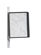 Durable Sichttafelsystem VARIO® MAGNET WALL 5 - Wandset, 5 Sichttafeln A4, schwarz