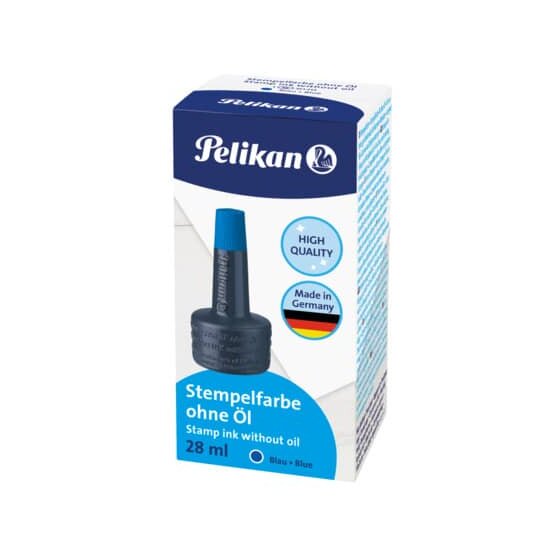 Pelikan® Stempelfarbe 4K - ohne Öl, 28 ml, blau