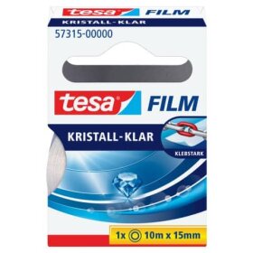 tesa® Klebefilm kristall-klar - 15 mm x 10 m