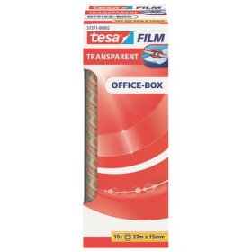 tesa® Klebefilm Office Box - transparent, 15 mm x 33...