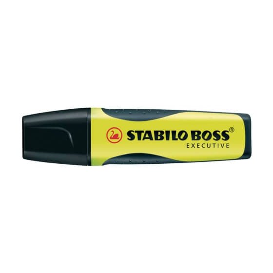 STABILO® Premium-Textmarker - BOSS EXECUTIVE - Einzelstift - gelb