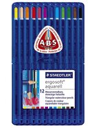 Staedtler® ergo soft® aquarell Farbstift - Box mit 12 Farben