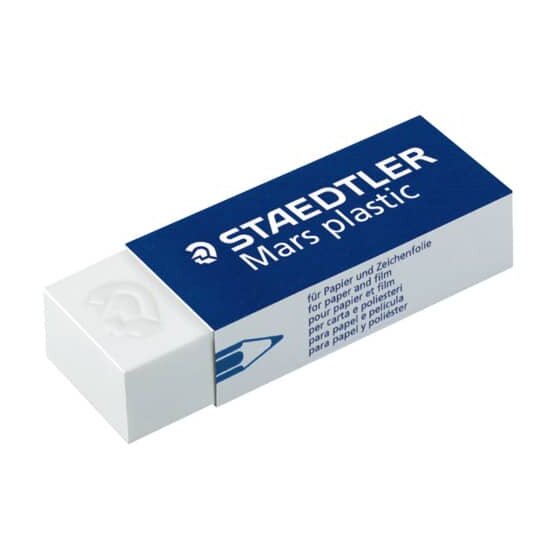 Staedtler® Mars® plastic 526 50 Radierer, PVC, 65 x 13 x 23 mm